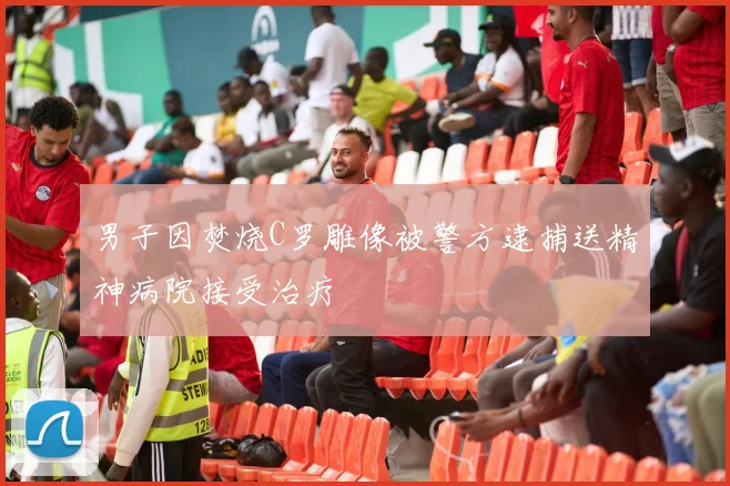 男子因焚烧C罗雕像被警方逮捕送精神病院接受治疗